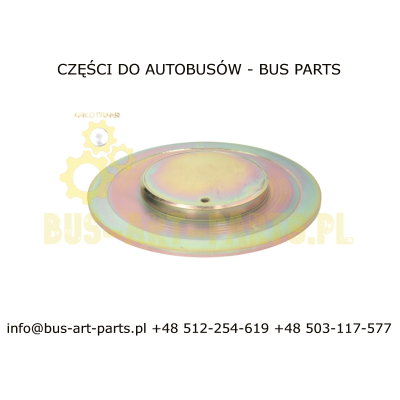PODSTAWA PODUSZKI GÓRNA NEOPLAN VAN HOOL Q-198mm WLOT M12 11016326 624319680 M12 / 10620376 M16 /