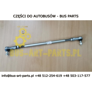 DRĄŻEK DOLNY DRZWI L-415/440mm Z KOŃCÓWKAMI M12 SETRA MERCEDES ZAMIENNIK