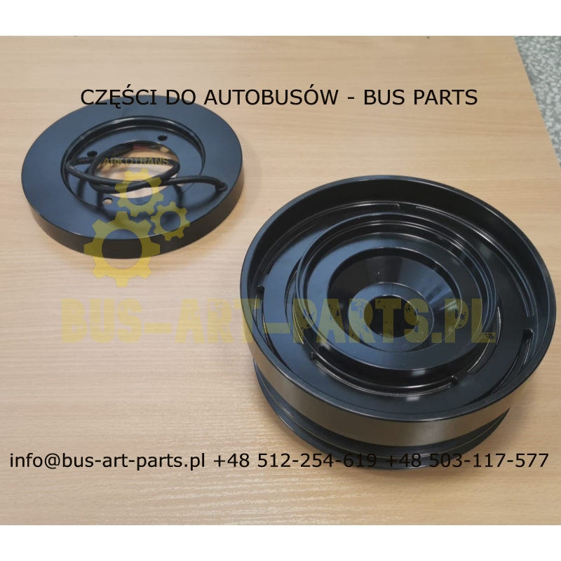 SPRZĘGŁO KLIMATYZACJI HISPACOLD SCANIA IRIZAR BOVA VDL FI-210 2B Z CEWKĄ ZAMIENNIK