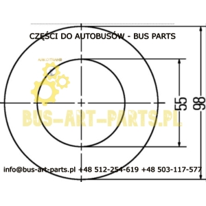 LAMPA OBRYSOWA / POSTOJOWA RING IRIZAR CENTURY 2005- I4 I6 / NEOPLAN TOURLINER