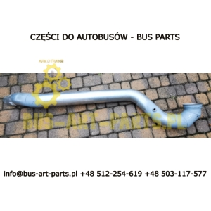 RURA WYDECHOWA KOŃCOWA DŁUGA  Z OTWOREM NA CZUJNIK NOX SCANIA IRIZAR