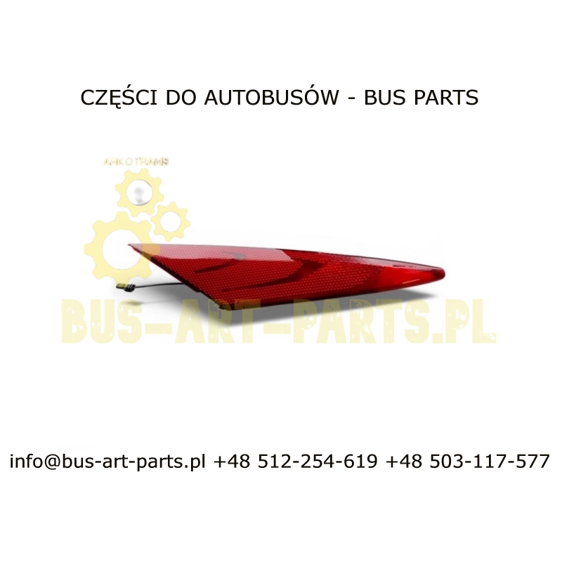 LAMPA OBRYSOWA BOCZNA SETRA S5.. S500 HDH LEWA 0038209156 A0038209156