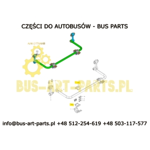 TULEJA STABILIZATORA BOVA VDL SYNERGY 41139058 PÓŁPANEWKA STABIIZATORA