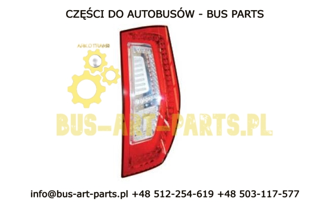 LAMPA ZESPOLONA TYŁ PRAWA SCANIA IRIZAR i6