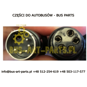 PRZEWÓD KABEL MIKROFONU PILOTA ACTIA 5/5 PIN 5 PRZY MIKROFONIE  / 5 PRZY WTYCZCE DIN