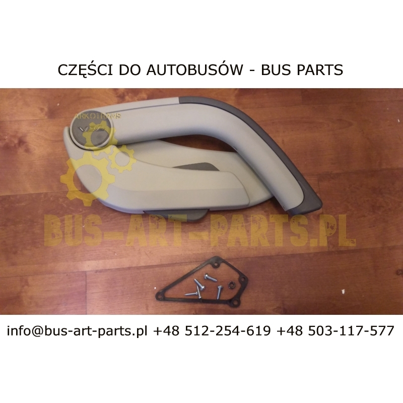 PODŁOKIETNIK FOTELA VDL FUTURA II BRUSA LEWY DO FOTELI ZA KIEROWCĄ BRUSA / MAN NEOPLAN