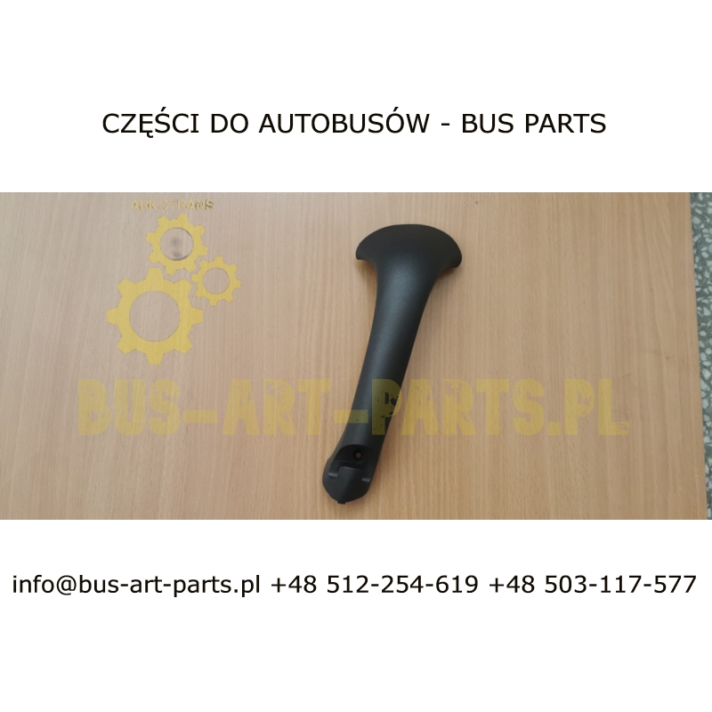 ZAŚLEPKA UCHWYTU FOTELA LEWA VDL BRUSA CREATIO CIEMNY SZARY