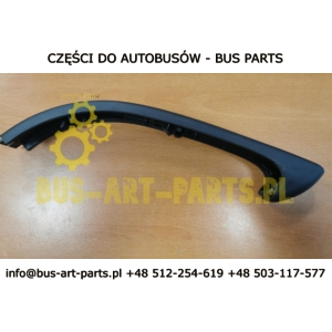 NAKŁADKA PODŁOKIETNIKA KOLOR GRAFITOWY VDL FUTURA II BRUSA MAN NEOPLAN BRUSA CREATIO CIEMNY SZARY