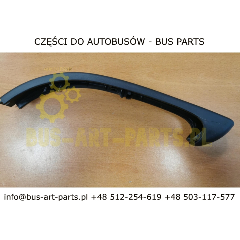 NAKŁADKA PODŁOKIETNIKA KOLOR GRAFITOWY VDL FUTURA II BRUSA MAN NEOPLAN BRUSA CREATIO CIEMNY SZARY