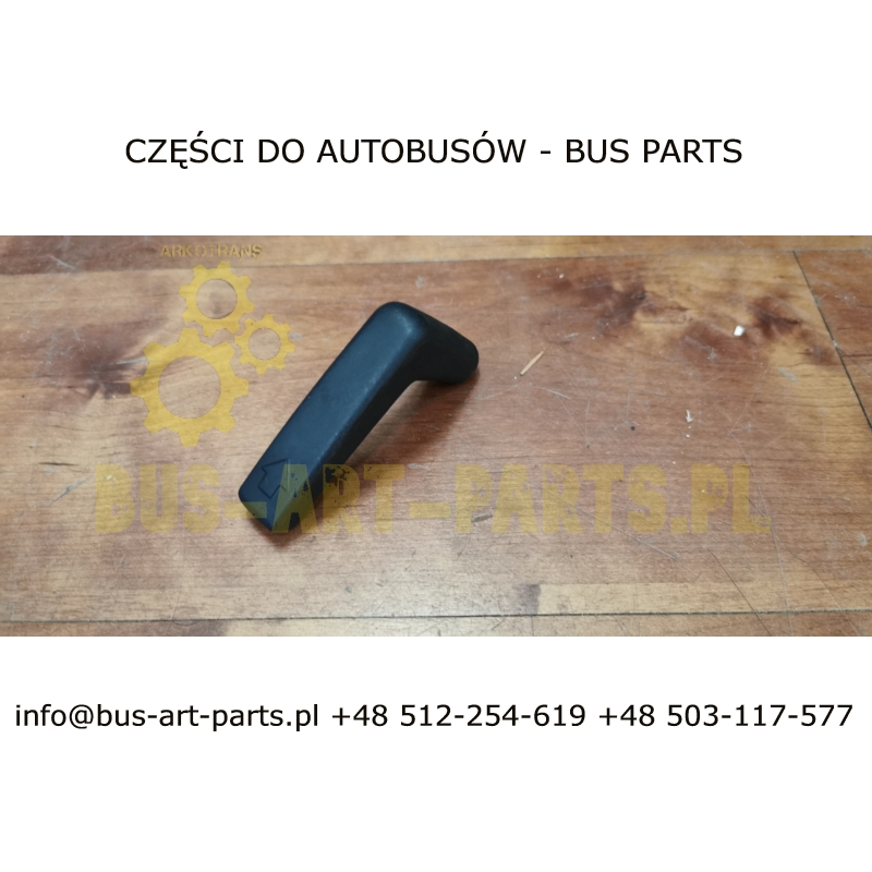 NAKŁADKA DŹWIGNI ZWALNIANIA OPARCIA  VDL FUTURA II BRUSA MAN NEOPLAN BRUSA CREATIO