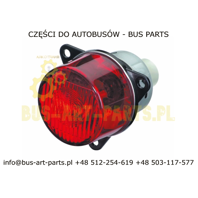 LAMPA TYŁ PRZECIWMGIELNA CZERWONA STOP LUB POZYCJA TYŁ VOLVO 9700 BOVA MAGIQ FUTURA EURO 4 EURO 5