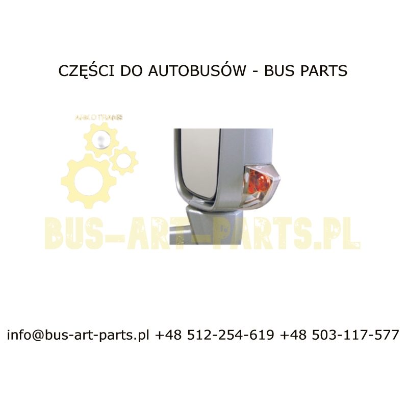 LAMPA KIERUNKOWSKAZU W LUSTERKU ARCOL PRAWE