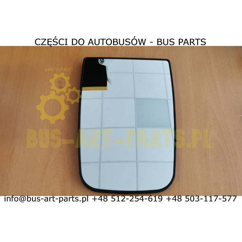 WKŁAD SZKŁO LUSTRA LEWE PRAWE GÓRNE MOD 314-2 / DOLNE MOD 333 12V ARCOL