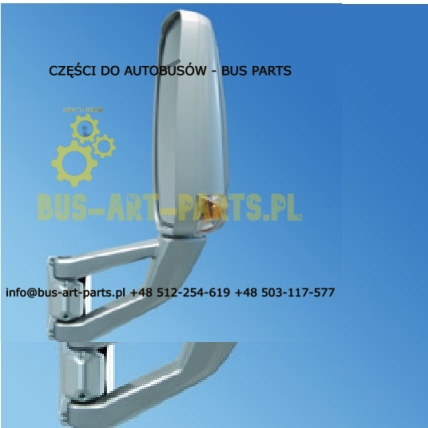 LUSTERKO ARCOL PRAWE DZIELONE SPRINTER IVECO WING II MAGO II 12V STEROWANE PODGRZEWANE DOLNE MOCOWANIE Z KIERUNKOWKAZEM ARCOL