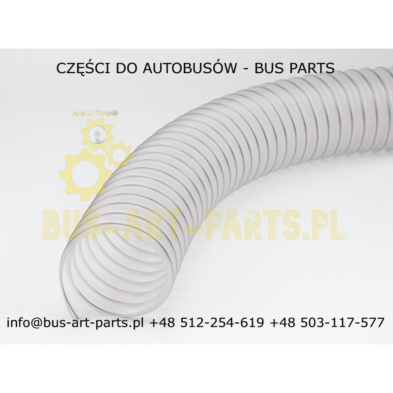 PRZEWÓD CHŁODZENIA ALTERNATORA FI-70mm L-2000mm WZMOCNIONA 2 METRYSETRA S4.. MERCEDES 0350 TRAVEGO TOURISMO ZAMIENNIK
