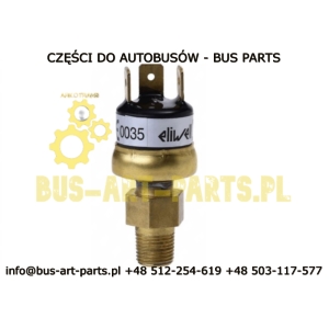 CZUJNIK WYSOKIEGO CIŚNIENIA MERCEDES TRAVEGO TOURISMO KONVEKTA  11-16 BAR MAX 18BAR 1/8