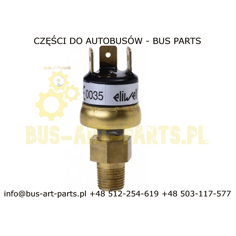 CZUJNIK WYSOKIEGO CIŚNIENIA MERCEDES TRAVEGO TOURISMO KONVEKTA  11-16 BAR MAX 18BAR 1/8