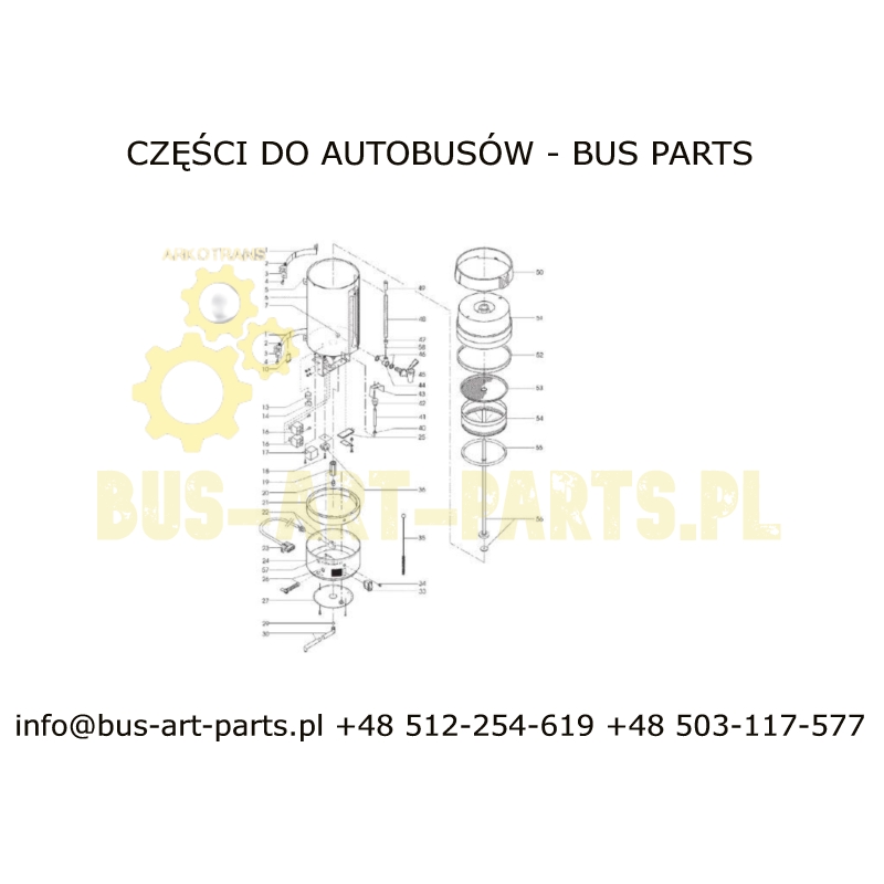 ORING USZCZELKA RURKI POZIOMU WODY CAFEPERFECT CP40