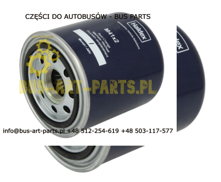 FILTR OSUSZACZA SETRA S5..S515 S516 EURO 6 MERCEDES TRAVEGO TOURISMO EURO 6 !!! TYLKO WERSJA HALDEX !!! M41X1,5