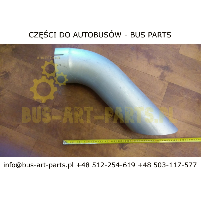 RURA WYDECHOWA - KOŃCOWA SETRA S4.. EURO 5 OM457 OM502 L-475mm