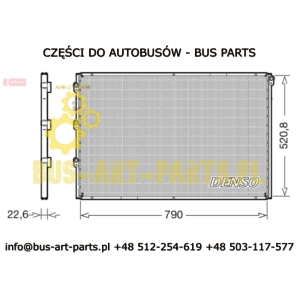 SKRAPLACZ VDL FHD2 DENSO BOVA MAGIQ E5 E6 PRAWY
