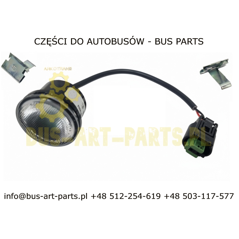 LAMPA OŚWIETLENIA W LUSTERKU VOLVO 9000 9700 9900 MAN TEMSA OEM