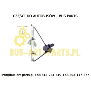 PODNOŚNIK SZYBY MECHANIZM PODNOSZENIA SZYBY SCANIA IRIZAR 2005-2021 IRIZAR PB NEW CENTURY i4 i6 i6s i8