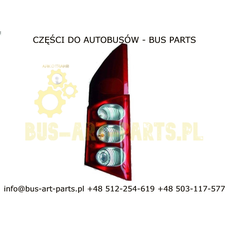 LAMPA ZESPOLONA TYŁ LEWA VOLVO 9700 9900 9500