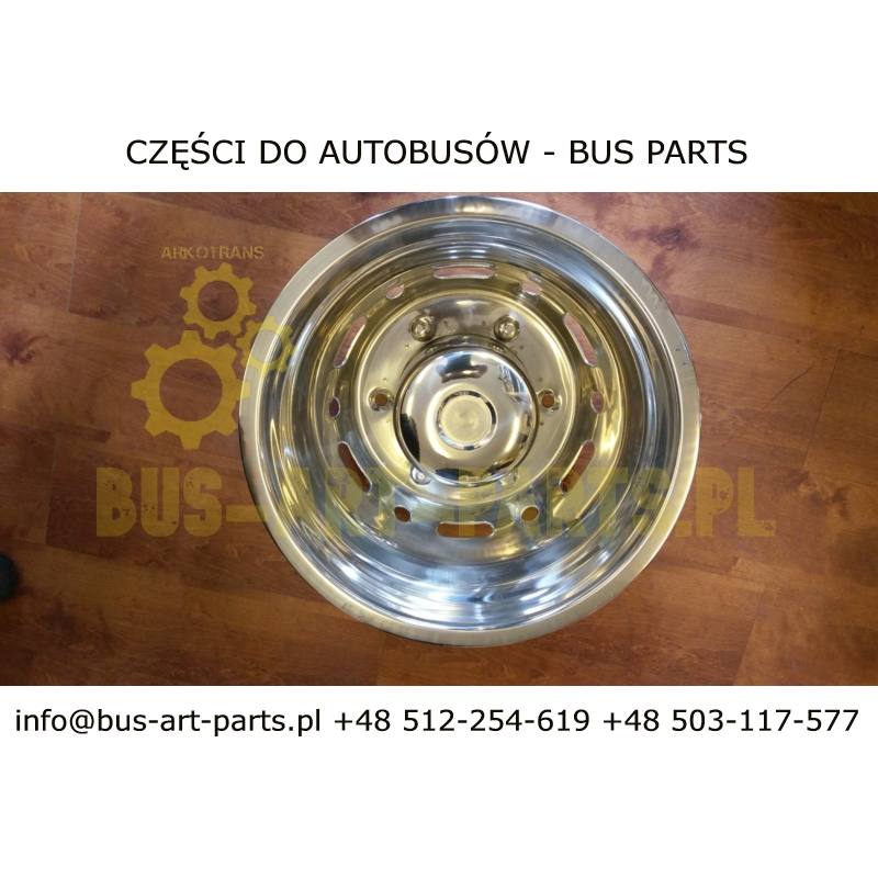 KOŁPAK KOŁA 16" CHROMOWANY TYŁ WKLĘSŁY