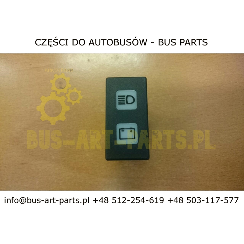 KONTROLKA ŚWIATEŁ DROGOWYCH I ŁADOWANIA AKUMULATORA BOVA 2002-2006 EURO 3