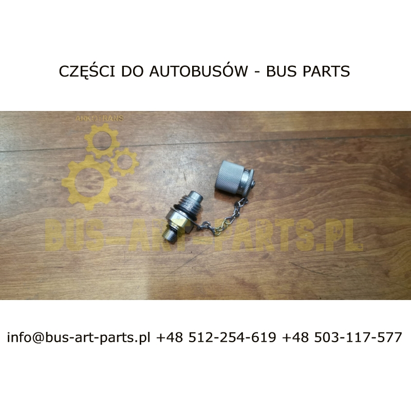 PRZYŁACZE NAPEŁNIANIA UKŁADU KIEROWNICZEGO SETRA S4.. TRAVEGO TOURISMO 3 OSIE PRZYŁĄCZE DO NABIJANIA WKRĘCONE W KOLANO NA SIŁOWN