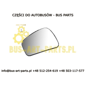 WKŁAD LUSTRA MAŁY MERCEDES TROURISMO TRAVEGO EURO3 EURO 5 2000-2017 SETRA S4..