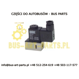 ELEKTROZAWÓR PRZELOTOWY NC ZAMKNIĘTY OTWIERAJĄCY PRZYŁĄCZA 1/8" 24V DC FUNKCJA 3/2 ZASTĘPUJE BURKERT 133266 24V