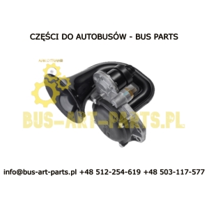 FANFARA 24V KLAKSON MERCEDES SETRA PODWÓJNA BEZ ZAWORU A0005424421  ZASTĄPIONA PRZEZ POJEDYŃCZĄ Z / POWIETRZE M12 / WTYCZKA BAJU