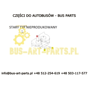 FANFARA 24V KLAKSON MERCEDES SETRA PODWÓJNA BEZ ZAWORU A0005424421  ZASTĄPIONA PRZEZ POJEDYŃCZĄ Z / POWIETRZE M12 / WTYCZKA BAJU