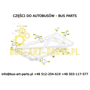 EURO 6 TRAVEGO TOURISMO SETRA S5..HD HDH 2 3 OSIOWE 139X100/90 BEZ MOCOWAŃ A4106800918 4106800918