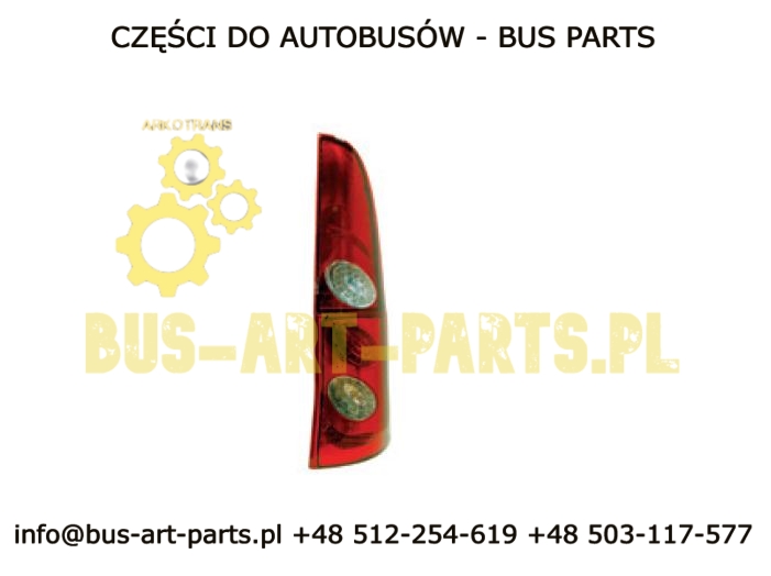 LAMPA ZESPOLONA TYŁ PRAWA SCANIA IRIZAR PB LED DIODOWA