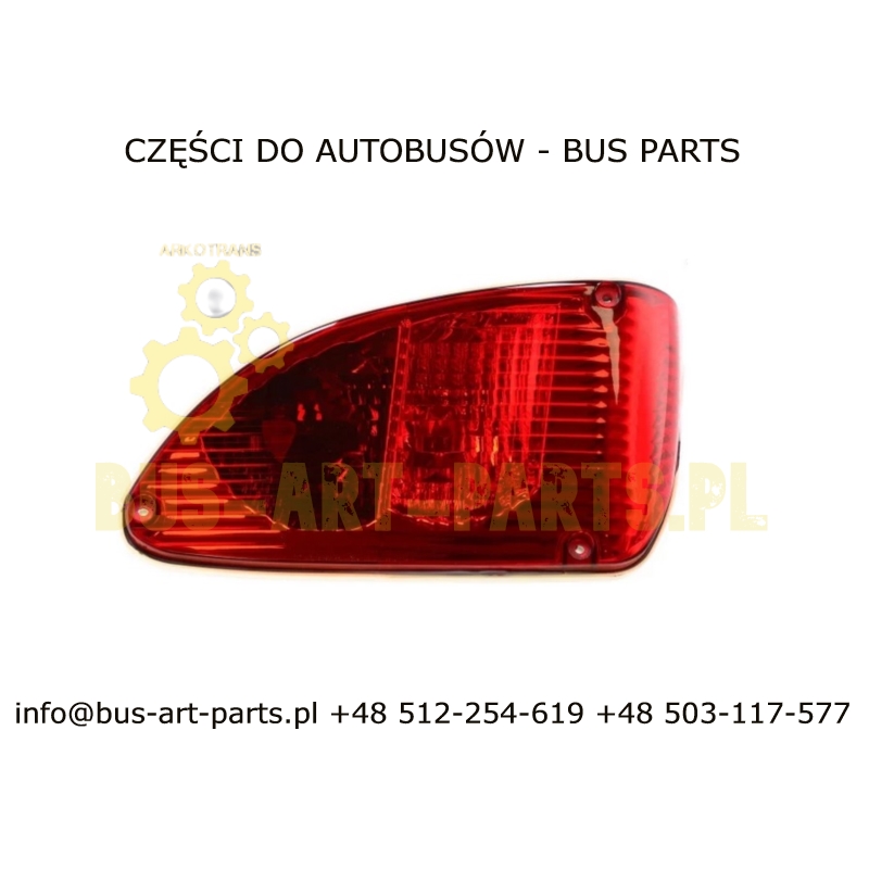 LAMPA TYŁ GÓRNA CZERWONA SCANIA IRIZAR PB LEWA 3-FUNKCYJNA