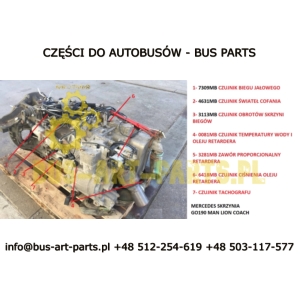 CZUJNIK CIŚNIENIA OLEJU RETARDERA / WODY RETARDERA AQUA SWR / VOITH R115E