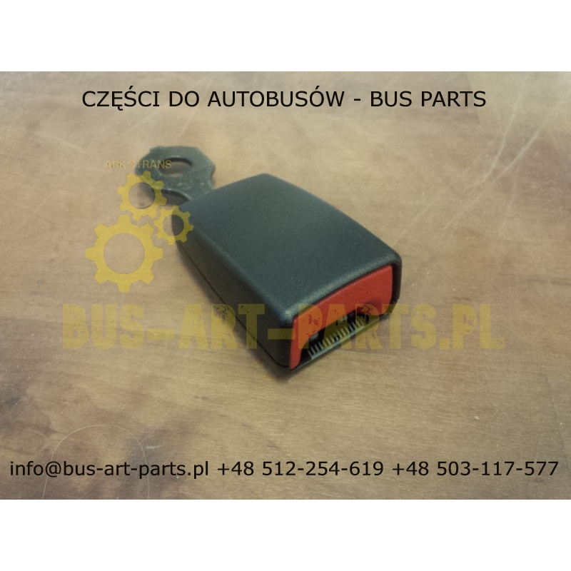 ZAMEK ZAPIĘCIE PASA L-110mm Q-14mm ORYGINAŁ SETRA S3.. S4.. MERCEDES TRAVEGO TOURISMO