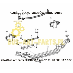 AMORTYZATOR OSI WLECZONEJ BOVA FUTURA MAGIQ VDL FUTURA II  L-580/900 Q-14/M14