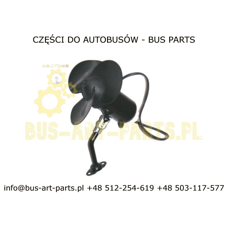 WIATRAK WENTYLATOR KABINY KIEROWCY 24V 1 BIEGOWY