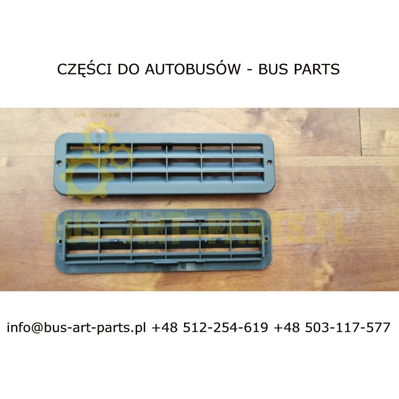 KRATKA WENTYLACYJNA STOPNI MERCEDES TOURISMO 2006- SETRA S4..GT GT-HD ROZMIAR 200x57MM DUŻA