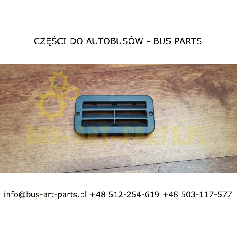 KRATKA WENTYLACYJNA STOPNI MERCEDES TOURISMO 2006- SETRA S4..GT GT-HD ROZMIAR 110x57MM MAŁA