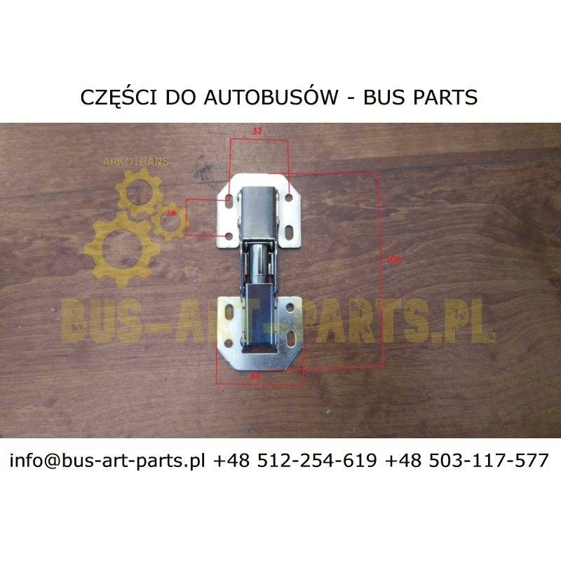 ZAWIAS LODÓWKI MERCEDES TRAVEGO SETRA S4.. I INNE METALOWY LEWY PRAWY A6326800351 6326800351