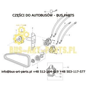 PASEK KOMPRESORA KLIMATYZACJI BOVA MAGIQ EURO 5 2AVP13X2516
