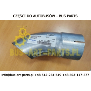 RURA WYDECHOWA KOŃCOWA  MERCEDES TOURINO O510 - WLOTOWA DO TŁUMIKA 4444921201