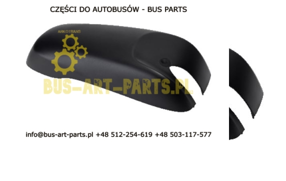 OBUDOWA LUSTRA CZOŁOWA PRAWA VDL FUTURA FH2 VOLVO 9700 9900 MAN LION TEMSA SAFARI