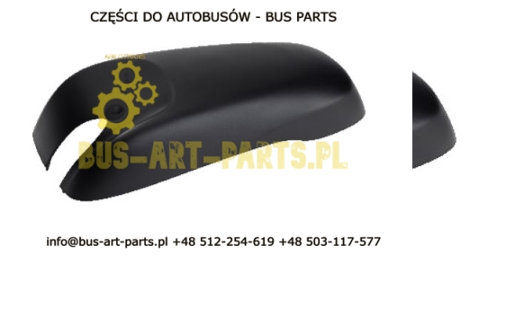 OBUDOWA LUSTRA CZOŁOWA LEWA VDL FUTURA FH2 VOLVO 9700 9900 MAN LION TEMSA SAFARI 36.63732-0020 36637320020 22117135 30130966
