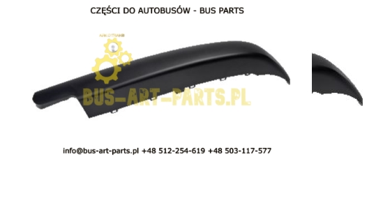 OBUDOWA LUSTRA GÓRNA LEWA VDL FUTURA FH2 VOLVO 9700 9900 MAN LION TEMSA SAFARI